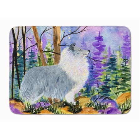 Carolines Treasures Sheltie Machine Washable Memory Foam Mat SS8636RUG
